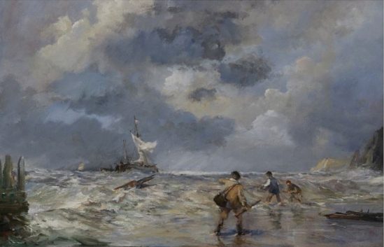 Aftermath Oil painting from after the storm